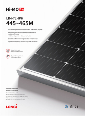Boîte de jonction IP68 Longi Trina JA Jinko 600W 550W 450W 660W 700W Panneau solaire avec 25