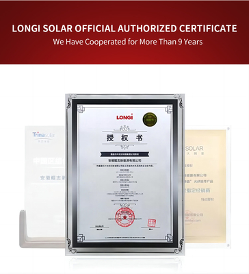 Panneau solaire à double vitre Longi HiMO 7 610w 620w 585w 595w 605w pour système d'énergie solaire