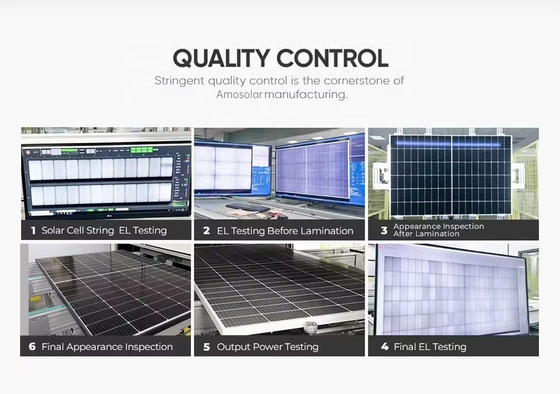 Modules photovoltaïques Longi Hi-Mo6 Mono 420w 410w 585w 590w pour un système de configuration de panneaux solaires