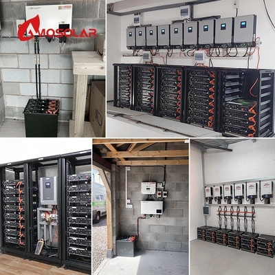 LiFePO4 48V 51.2V batterie au lithium-ion 100Ah 200AH LFP à cycle profond avec composants