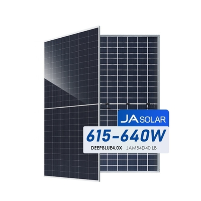 CE TUV IEC Certifié Panneau solaire monocristallin JA bifacial noir complet de type N de 620 W
