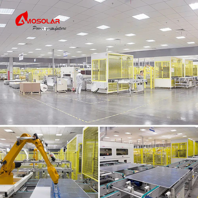 Commercialisation de cellules mono de type N de 182 mm Panneaux solaires Amosolar 565w 570w 575w 580w 585w 590w