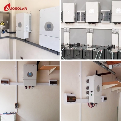 Invertisseur solaire à chaîne à phase unique de 6 kW avec sortie 220V/230V/240V et conversion solaire