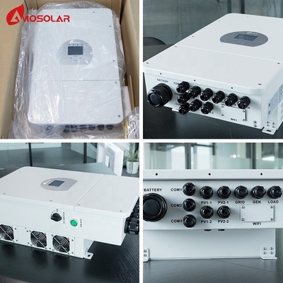 Invertisseur solaire à chaîne à phase unique de 6 kW avec sortie 220V/230V/240V et conversion solaire