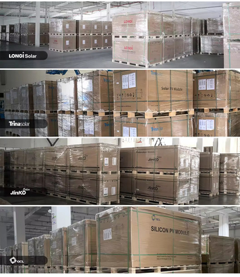 550w 700w 630w 610w 585w 620w 580w Panneau solaire bifacial pour l'industrie commerciale