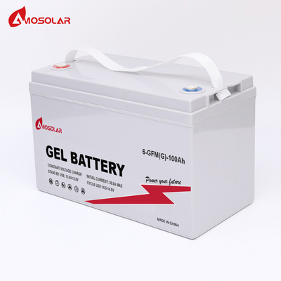Amosolar batterie solaire 12V Gel 100Ah 150Ah 200Ah 250Ah pour le stockage à température ambiante