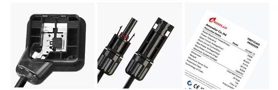 Boîte de jonction partagée 24v 330w 340w 350w 400w Panneau photovoltaïque solaire pour système électrique domestique PERC