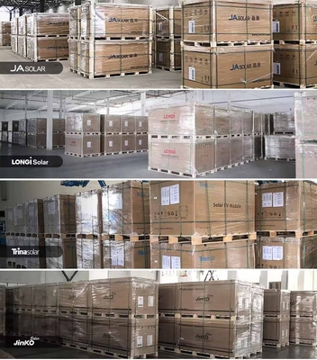 JA Solar 430W 435W 445W 440W Panel de module photovoltaïque mono Dimensions 1762±2mm*1134±2mm*30±1mm