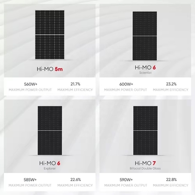 Modules photovoltaïques Longi Hi-mo 6 LR5-72HTH 565W 570W 580W 585W Panneau solaire monocristallin de type N