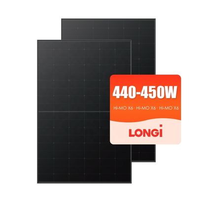 Panneau solaire bifacial Longi Hi Mo 7 550W 570W 580W 600W 700W pour l'énergie solaire à double verre