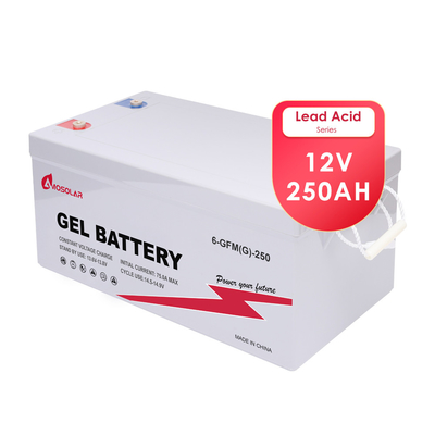 Amosolar EU Stock GEL batterie au plomb acide 12V 100Ah 200Ah 250Ah 300Ah pour voitures électriques