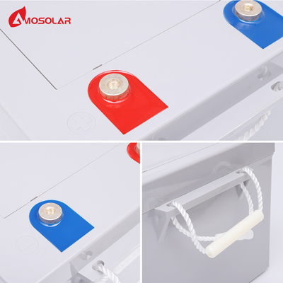 Amosolar EU Stock GEL batterie au plomb acide 12V 100Ah 200Ah 250Ah 300Ah pour voitures électriques