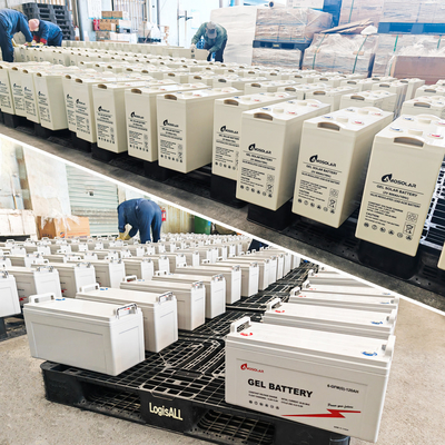 Énergie de cycle profond standard de l'UE 12V 100Ah 120Ah 200Ah Piles à gel Amosolar pour OEM/ODM
