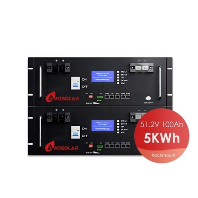 L'inverseur solaire hybride Lifepo4 48V avec batterie montée sur le support de puissance de 51.2V 100ah 200ah