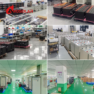 Amosolar 48V 51.2V 100AH 200AH batterie au lithium-ion montée sur le rack