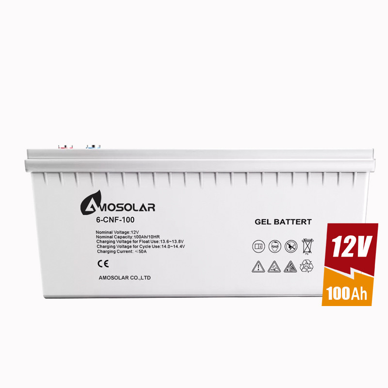 Batterie au gel de 12V 250Ah pour système solaire avec une durée de vie de cycle de 1500 fois et acceptée OEM/ODM