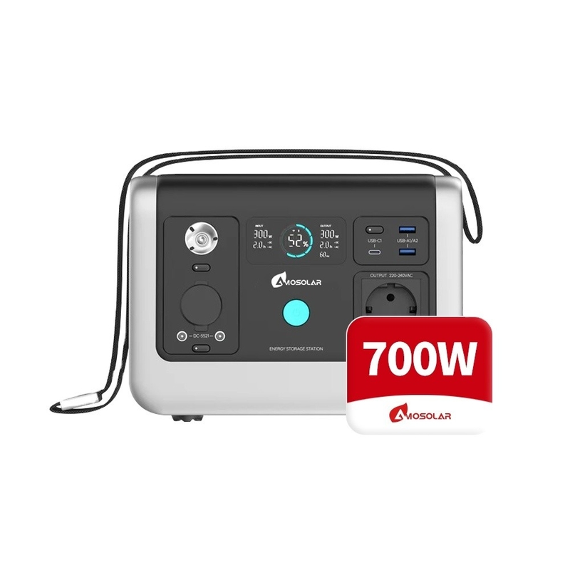 Station électrique portable 500w 700w 1500w 2400W Système d'énergie solaire Lifepo4 pour extérieur