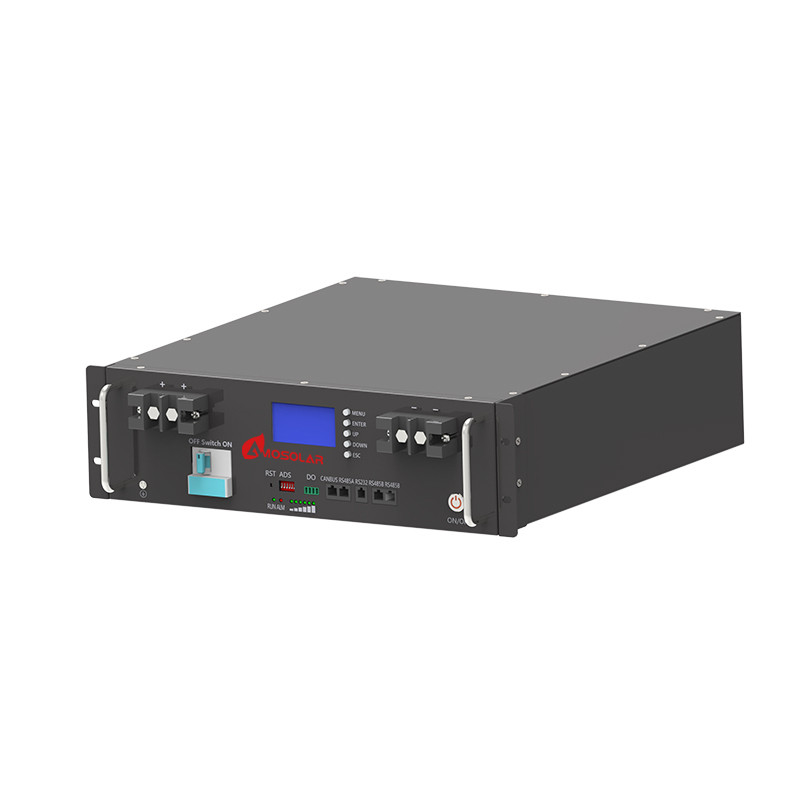 Amosolar 48v 100Ah 200Ah batterie au lithium-ion pour système de stockage solaire avec BMS