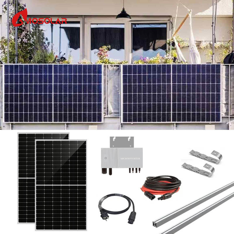 Intégration du système Intégration du système hybride solaire photovoltaïque de 600W 800W 1000W pour la maison