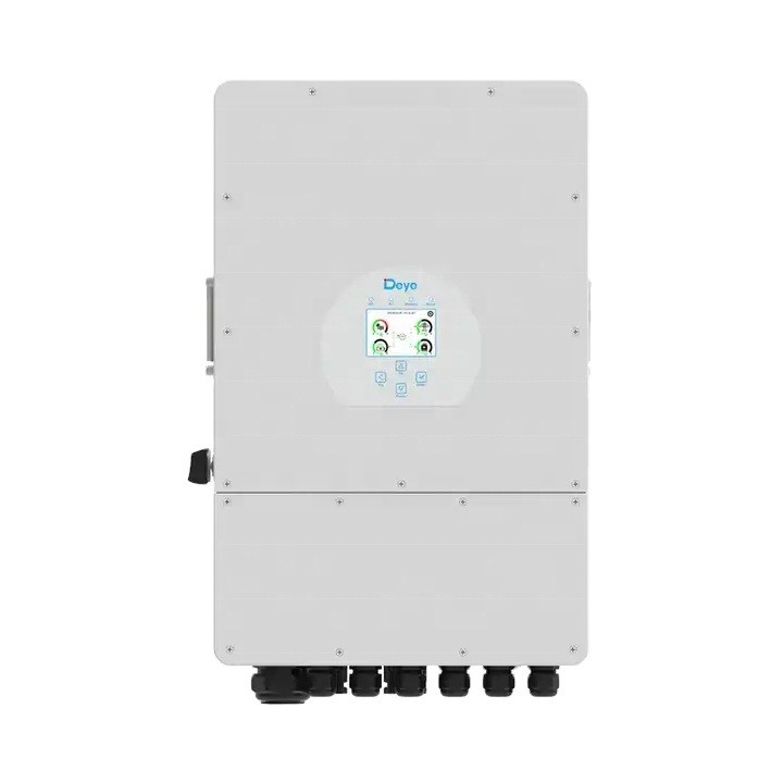 Deye Home Stockage d'énergie Système solaire hybride Kit d'alimentation électrique Trois phases simples 12 kW 5 kW
