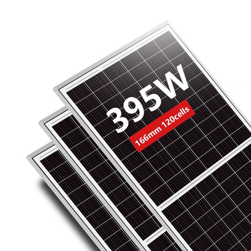 Amosolar demi-cellule 166mm 380w 385w 390w panneaux solaires mono avec 4mm2 câble OEM commande