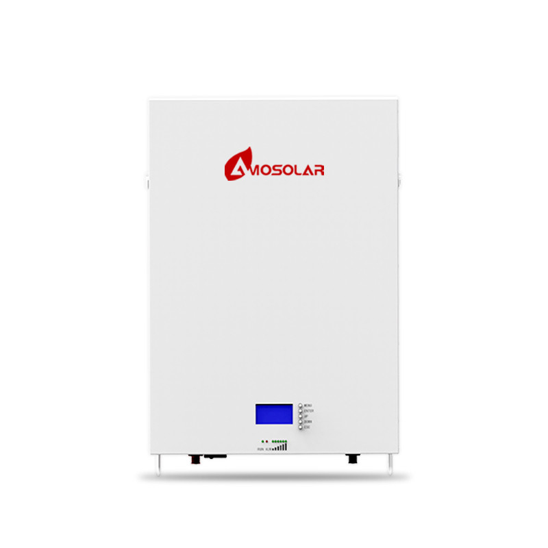 Amosolar 10kwh 5kwh 48v 100ah 200ah Batterie solaire au lithium pour le stockage à température ambiante