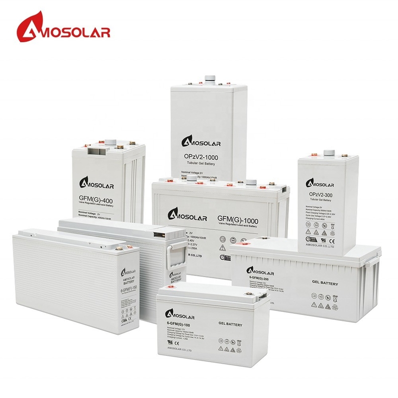 12V/24V/36V/48V AGM batterie solaire pour système solaire à domicile rechargeable et durable