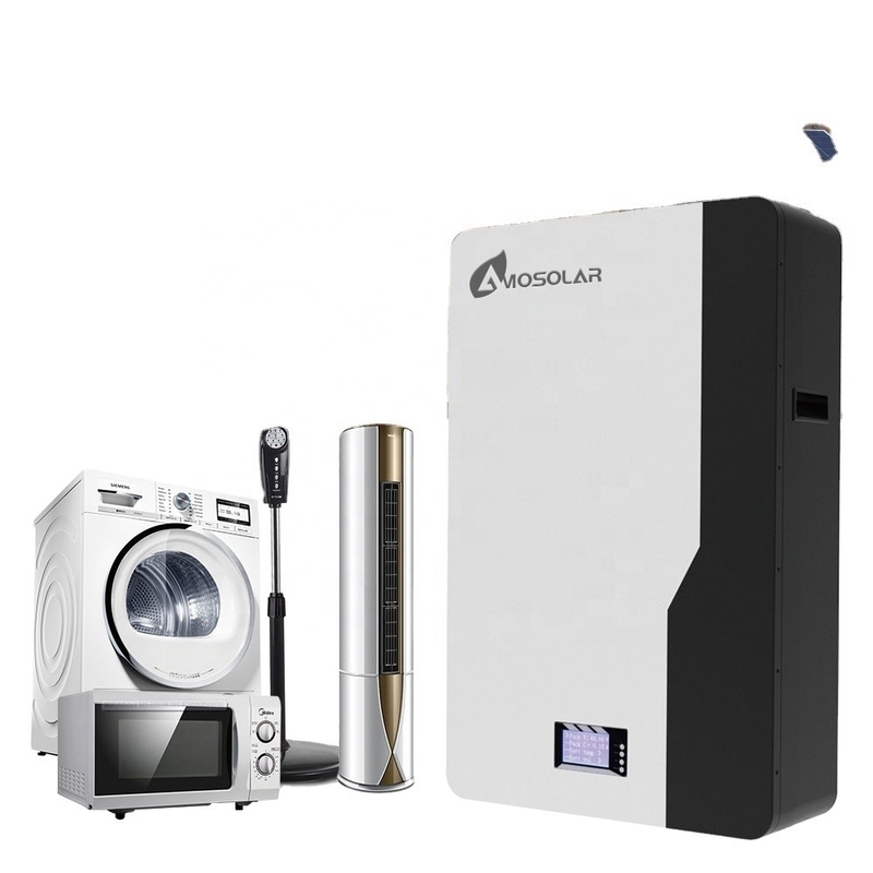 Amosolar 24v 48v 100ah 200ah 5kwh 10kwh 2.5kwh Lifepo4 batterie pour le stockage de l'énergie solaire