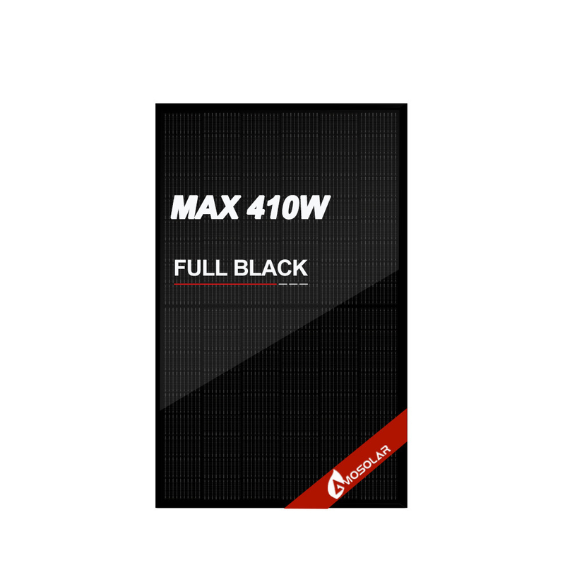Panneau solaire mono 400w 410w 420w 430w avec cadre en alliage d'aluminium anodisé N-TYPE