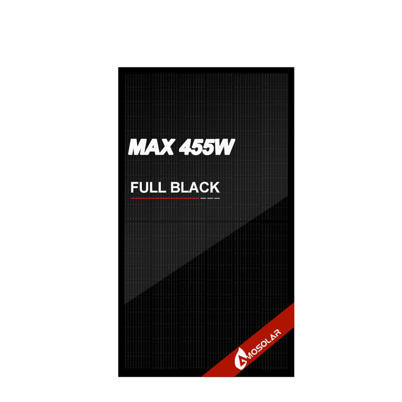 Amosolar 410w 420w 430w 550w Panneau solaire tout noir de type N avec un rendement de panneau de 21%