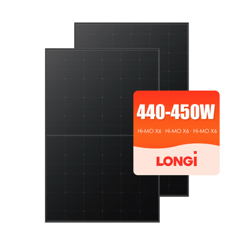 IP68 Boîte de jonction Longi N-type LR5-72HPH 450w 600w Panneau solaire mono pour système solaire