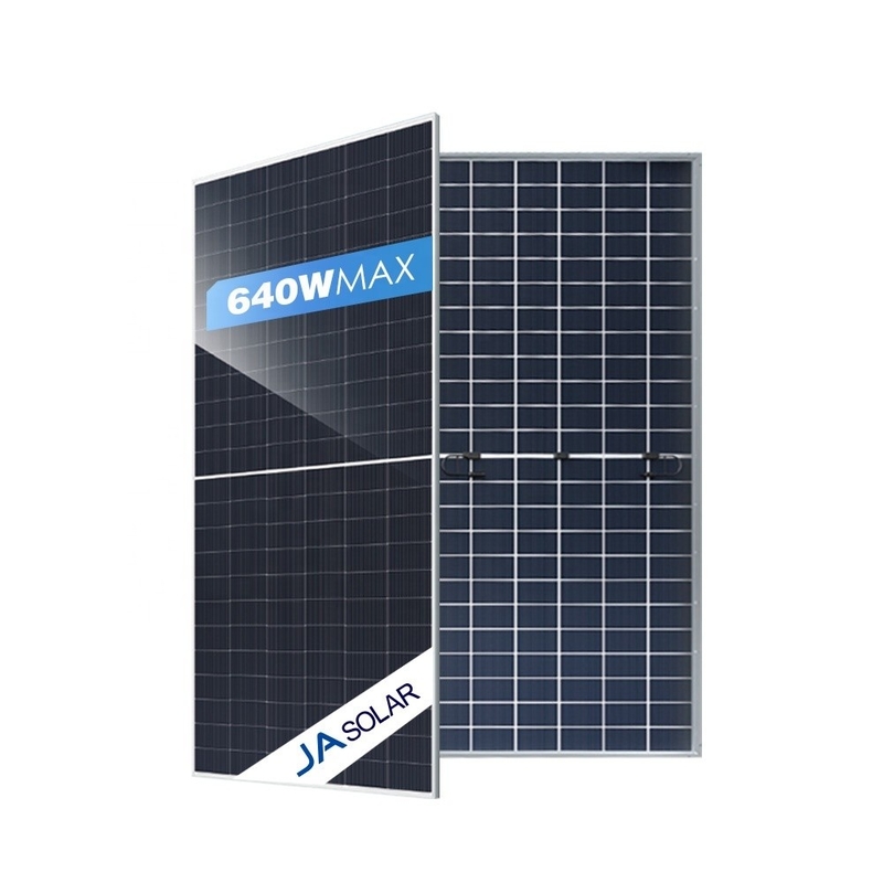 CE TUV IEC Certifié Panneau solaire monocristallin JA bifacial noir complet de type N de 620 W