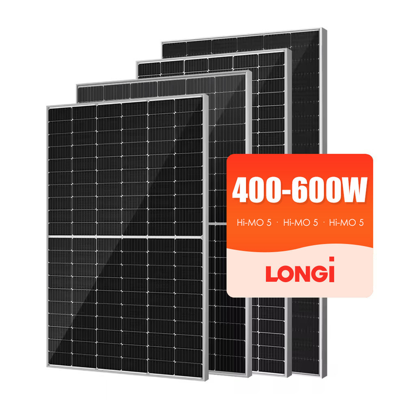 Longi 580W 585W 590W Système d'alimentation portable à panneau solaire avec cellule solaire HJT de catégorie A