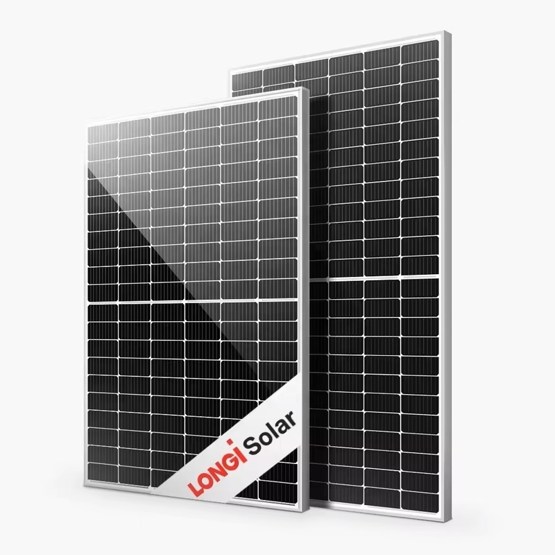 Longi Hi-MO6 435w 440w 445w Modules photovoltaïques monofaciaux 182mmx182mm pour le système solaire photovoltaïque à domicile
