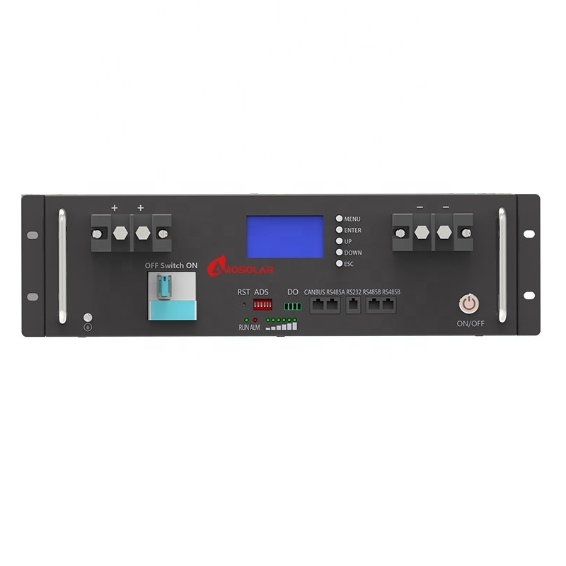 Systèmes de batterie solaire à domicile de 48v 400ah avec 10 et taille de la batterie de 57,6 mm * 52 mm * 33,5 mm
