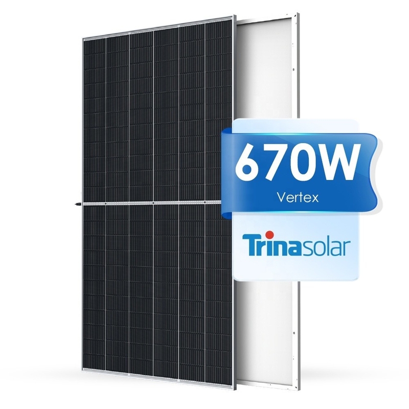 685W 690W 695W 700W Panneau solaire mono Trina Solar Vertex Module Pv bifacial de type N